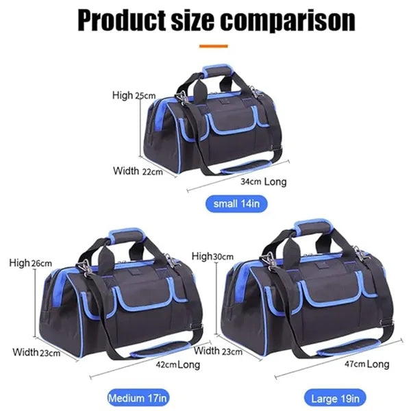 14 inch double layer oxford cloth large capacity tool bag