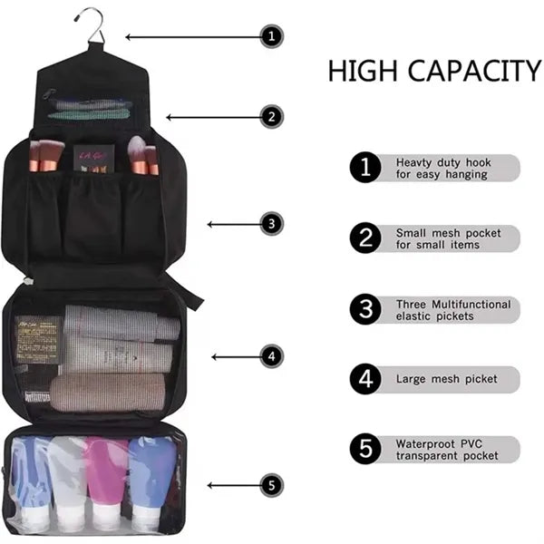 Hanging Compact Toiletry Bag