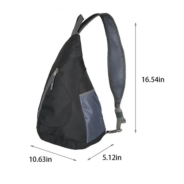 Outdoor travel shopping foldable shoulder crossbody bag