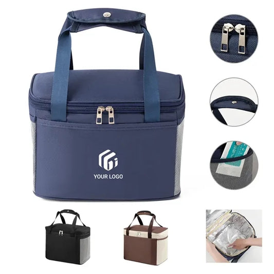 Office picnic portable large cooler box insulated lunch bag