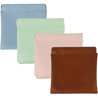Snap Closure Organizer Pouch Pocket Cosmetic Storage Bags
