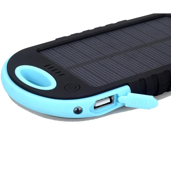 W/ Hiking Hook Wireless Solar Unlimited Charging Power Bank