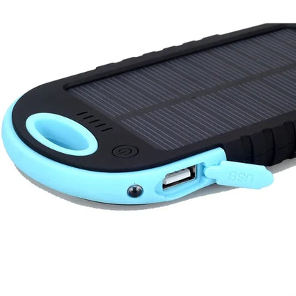 W/ Hiking Hook Wireless Solar Unlimited Charging Power Bank