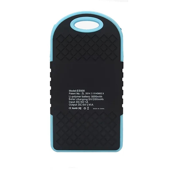 W/ Hiking Hook Wireless Solar Unlimited Charging Power Bank