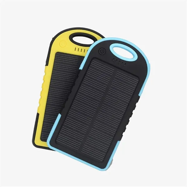 W/ Hiking Hook Wireless Solar Unlimited Charging Power Bank