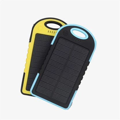 W/ Hiking Hook Wireless Solar Unlimited Charging Power Bank