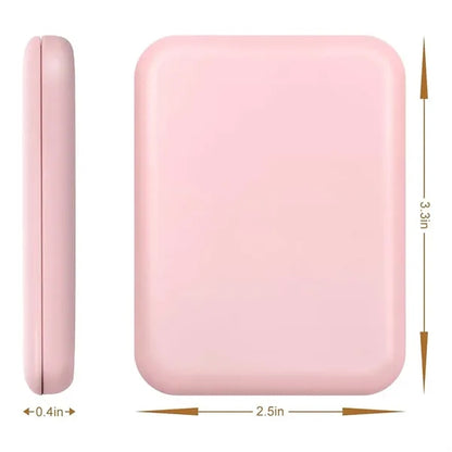 Magnification LED Compact Makeup Mirror with Light