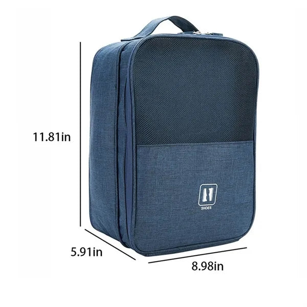 Multifunctional multi-layer travel waterproof shoe bag