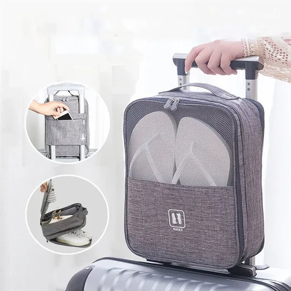 Multifunctional multi-layer travel waterproof shoe bag