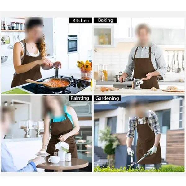 Kitchen baking painting hanging neck anti-fouling apron