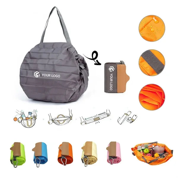 Foldable Portable Accordion Shopping Tote Bag