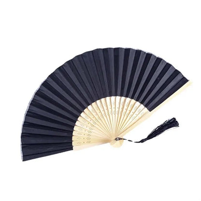 Fabric Bamboo Hand Fan