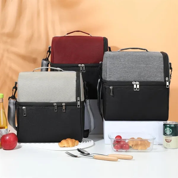 Dual Compartment Lunch Bag