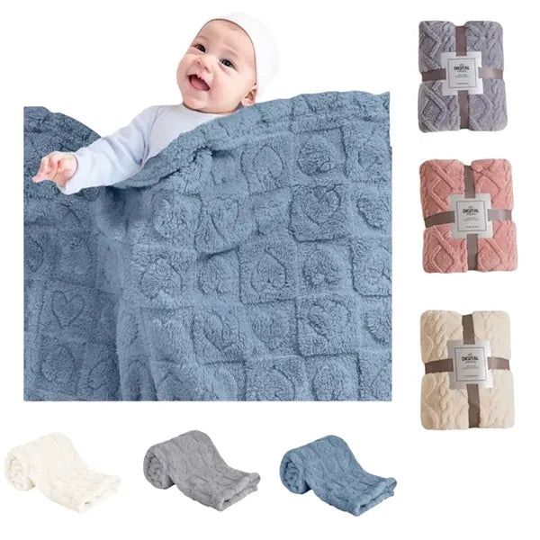 Thickened baby's fleece blanket