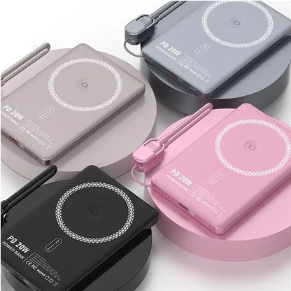 5000mAh Magnetic Portable Charger Power Bank with Stand
