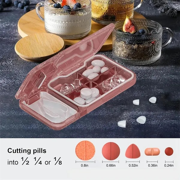 Travel  Small Pill Organizer Cutter
