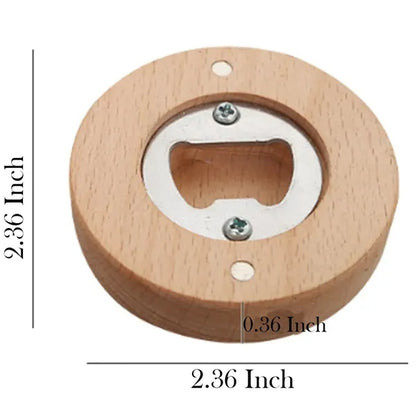 Wood Fridge Magnets Bottle Opener