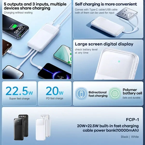 20000mAh 65W Portable Charger Power Bank