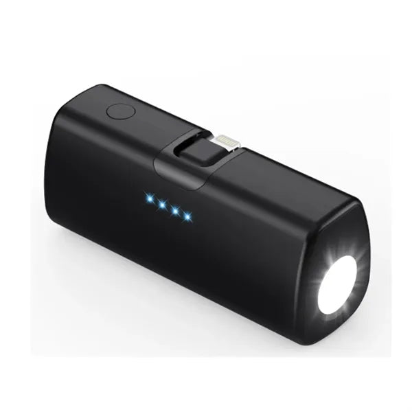 5000 mAh Sidekick Power Bank With Flashlight