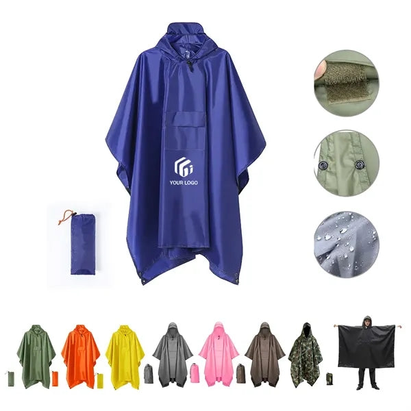 Adult outdoor multifunctional canopy cloak raincoat poncho