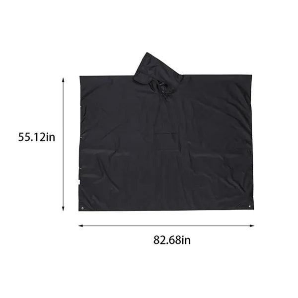Adult outdoor multifunctional canopy cloak raincoat poncho