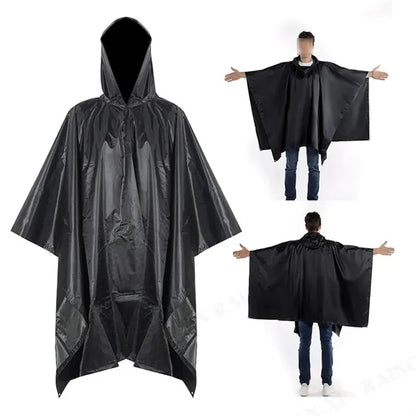 Adult outdoor multifunctional canopy cloak raincoat poncho