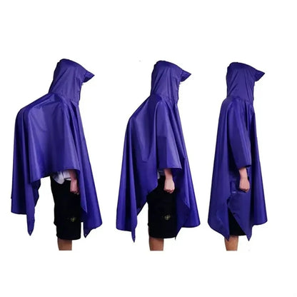 Adult outdoor multifunctional canopy cloak raincoat poncho