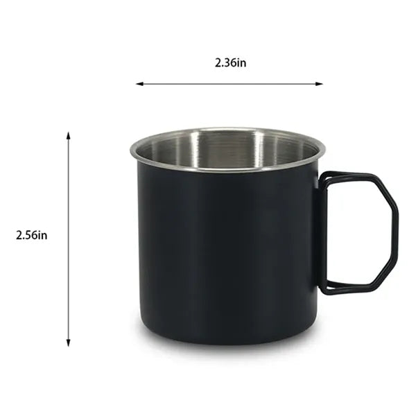 Aluminum Alloy Folding Thickened Camping Portable Cup Mug