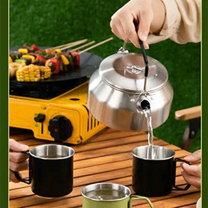 Aluminum Alloy Folding Thickened Camping Portable Cup Mug