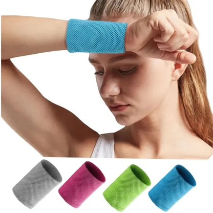 Sports Elastic Wrist Guard Breathable Sweatbands
