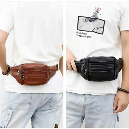 PU Men's Waist Bag