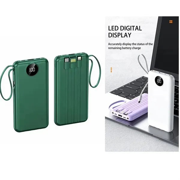 10000Mah Power Bank Portable Charger Fast Charging