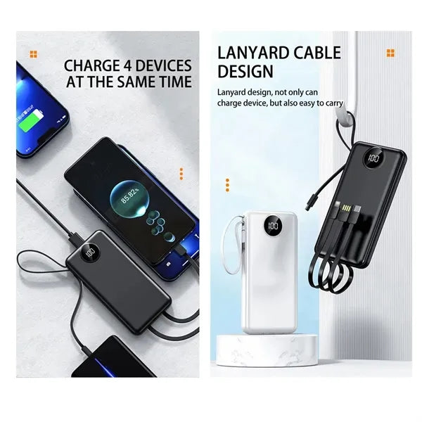10000Mah Power Bank Portable Charger Fast Charging