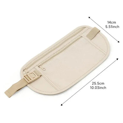 Ultra-light sports close-fitting invisible outdoor waist bag