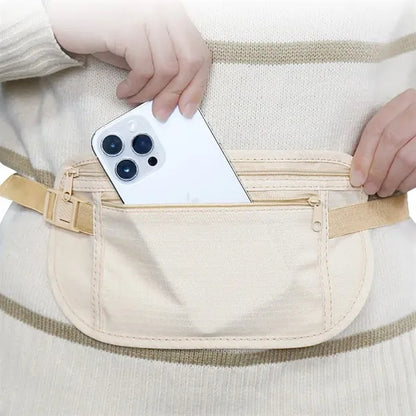 Ultra-light sports close-fitting invisible outdoor waist bag