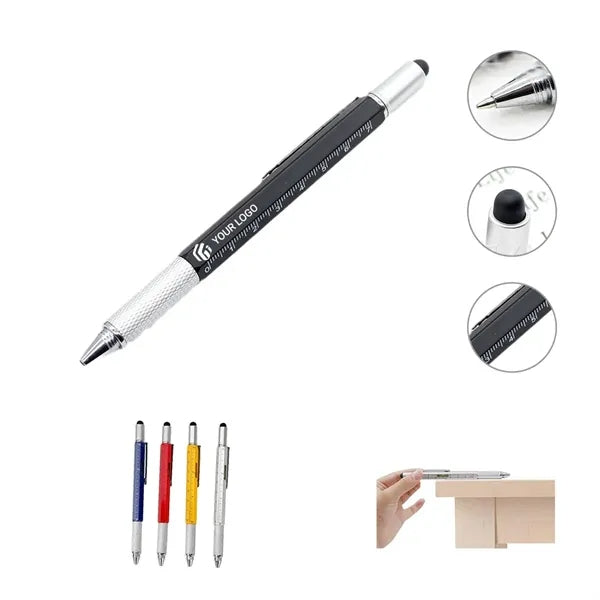 Multifunction Spirit Level Tool Pen Touch Screen Stylus