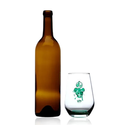 16 oz. Vaso Silicia Stemless Wine Glasses