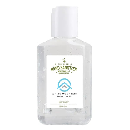 Travel 2 oz Hand Sanitizer Gel Bottle