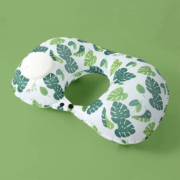U-Shape Headrest Inflatable Travel Neck Pillow