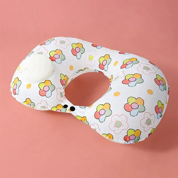 U-Shape Headrest Inflatable Travel Neck Pillow