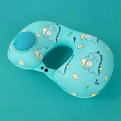 U-Shape Headrest Inflatable Travel Neck Pillow