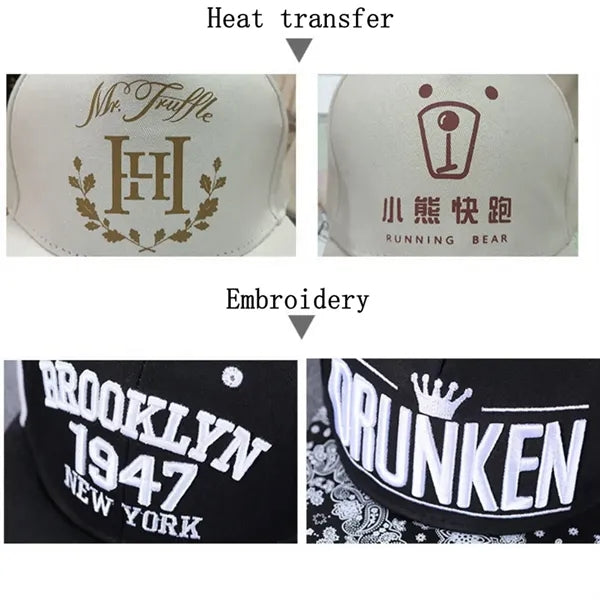 Flat Brim Hip Hop Baseball Cap