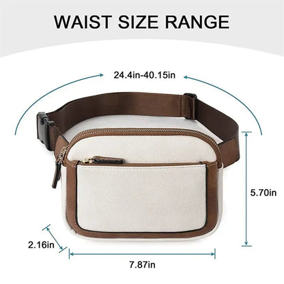 Pu Adjustable Strap Belt Bag
