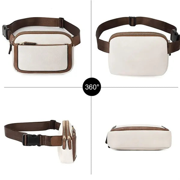 Pu Adjustable Strap Belt Bag