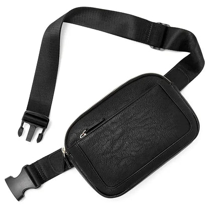 Pu Adjustable Strap Belt Bag