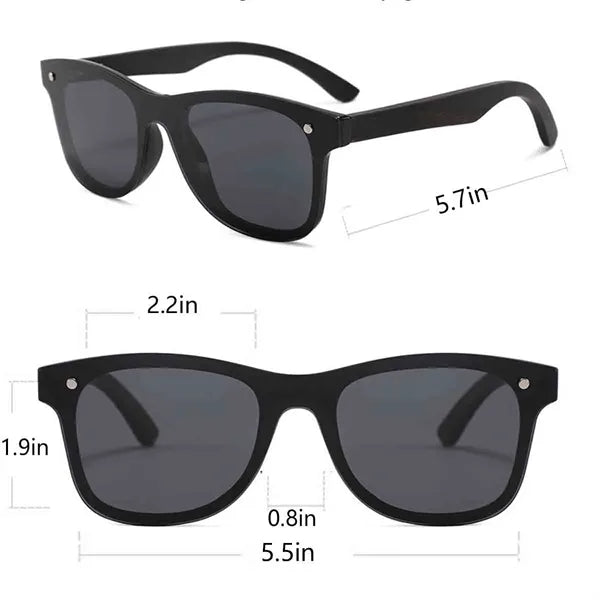 Unisex Polarized Bamboo Sunglasses