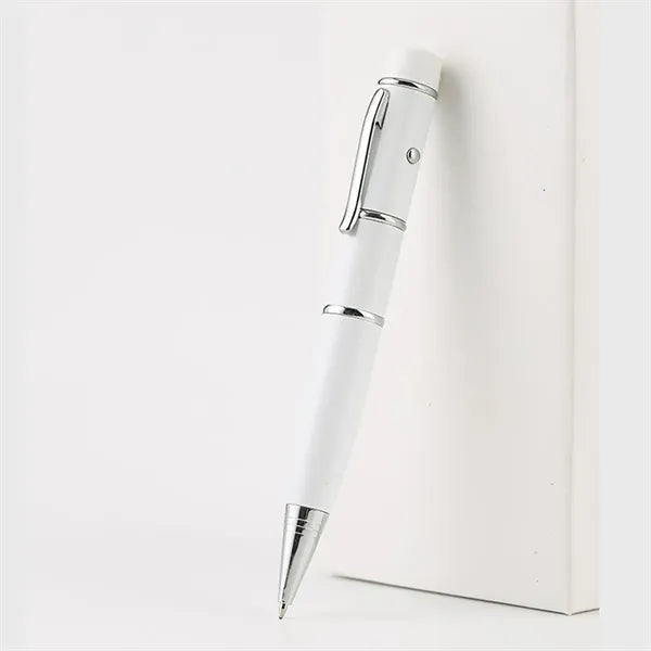 Business exhibition portable ballpoint pen usb flash drive