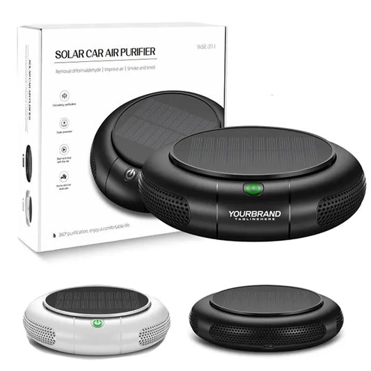 Solar-Powered Car Air Purifier with Circulation