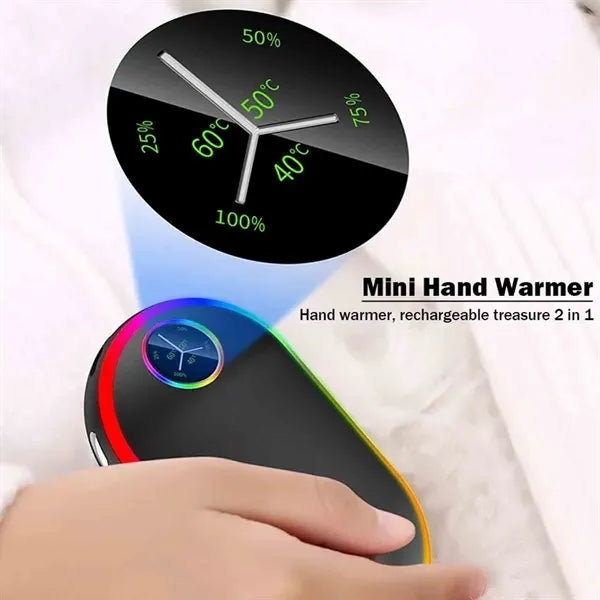 1000mAh Hand Warmer USB Power Bank