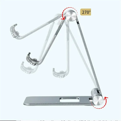 Foldable Portable Aluminum Alloy Phone Stand